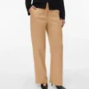 Pantaloni a vita alta Vmtikki