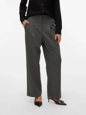 Pantaloni a vita alta Vmunika