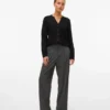 Pantaloni a vita alta Vmunika