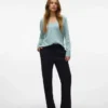 Pantaloni a vita alta Vmzamira