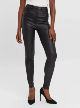Pantaloni a vita extra alta Vmsandra