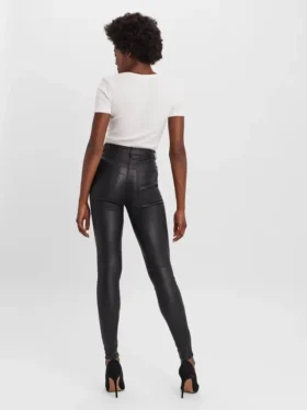 Pantaloni a vita extra alta Vmsandra