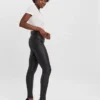 Pantaloni a vita extra alta Vmsandra