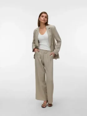 Pantaloni a vita media Awbraelyn