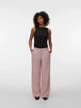 Pantaloni a vita media Vmcassidy