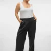 Pantaloni a vita media Vmcsilje