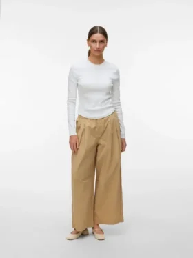 Pantaloni a vita media Vmjose