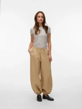 Pantaloni a vita media Vmjose