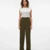 Pantaloni a vita media Vmliva
