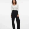 Pantaloni a vita media Vmliva