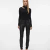 Pantaloni a vita media Vmluxe