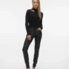 Pantaloni a vita media Vmluxe