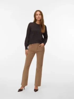 Pantaloni a vita media Vmmelisa