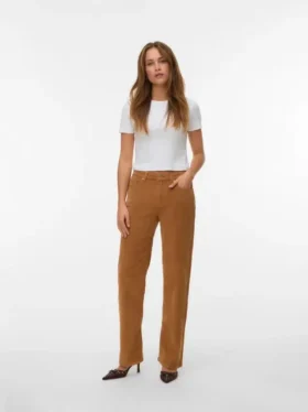 Pantaloni a vita media Vmmelisa