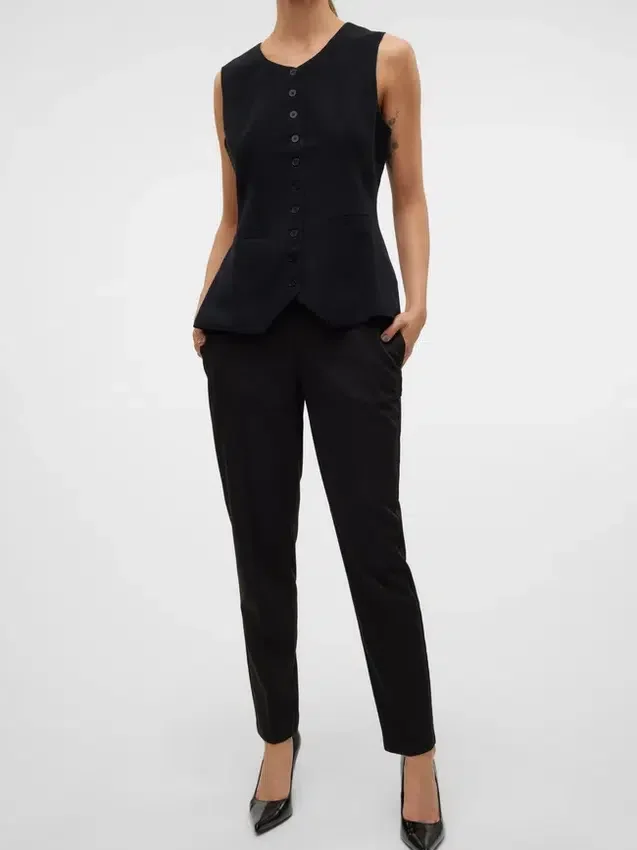 Pantaloni a vita media Vmnila Pantaloni a vita media Vmnila