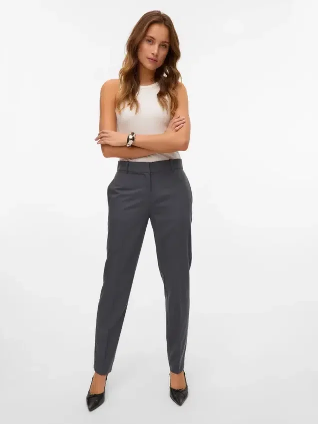 Pantaloni a vita media Vmnila Pantaloni a vita media Vmnila