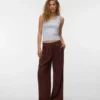 Pantaloni a vita media Vmpolly