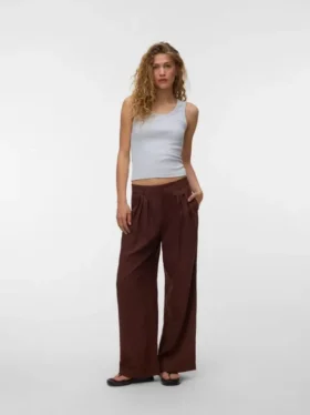 Pantaloni a vita media Vmpolly