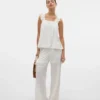 Pantaloni a vita media Vmthas