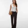 Pantaloni a vita media Vmzamira