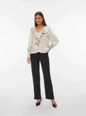 Pantaloni a vita media Vmzamira