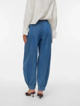 Pantaloni a vita media Vmzelena
