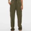 Pantaloni cargo a vita alta Vmpepper
