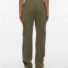 Pantaloni cargo a vita alta Vmpepper