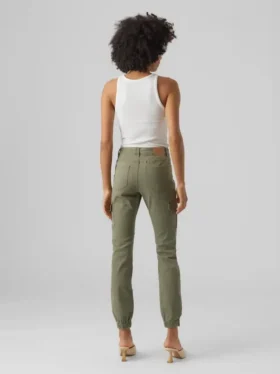 Pantaloni cargo a vita media Vmivy