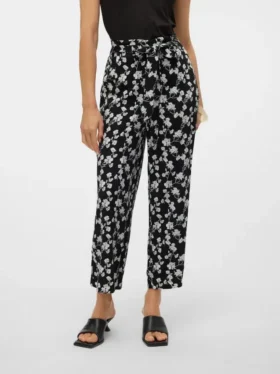 Pantaloni culotte a vita alta Vmalba