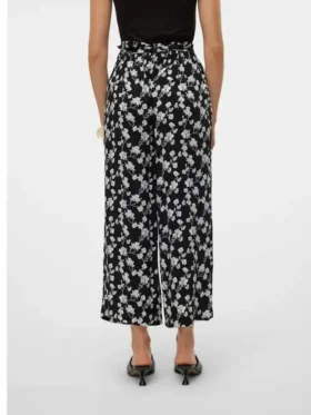 Pantaloni culotte a vita alta Vmalba
