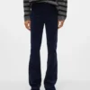 Pantaloni in velluto a coste a vita alta Vmsiga
