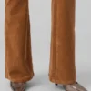 Pantaloni in velluto a coste a vita alta Vmsiga
