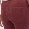 Pantaloni in velluto a coste a vita alta Vmsiga