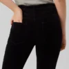 Pantaloni in velluto a coste a vita alta Vmsiga