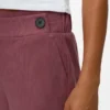 Pantaloni in velluto a coste a vita alta Vmvilja
