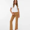 Pantaloni in velluto a coste a vita bassa Vmsigi