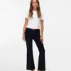 Pantaloni in velluto a coste a vita bassa Vmsigi