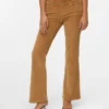 Pantaloni in velluto a coste a vita bassa Vmsigi
