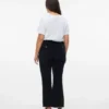 Pantaloni in velluto a coste a vita media Vmcsiri