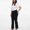 Pantaloni in velluto a coste a vita media Vmcsiri