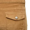 Pantaloni in velluto a coste a vita media Vmcsiri