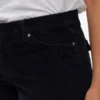 Pantaloni in velluto a coste a vita media Vmcsiri