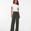 Pantaloni in velluto a vita alta Vmvilja