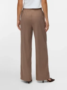 Pantaloni in velluto a vita alta Vmvilja