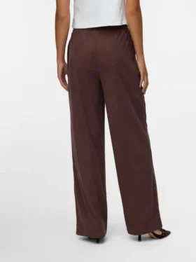 Pantaloni in velluto a vita alta Vmvilja