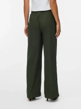 Pantaloni in velluto a vita alta Vmvilja