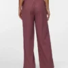 Pantaloni in velluto a vita alta Vmvilja