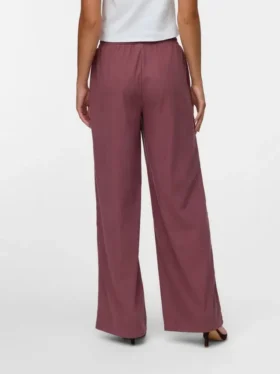 Pantaloni in velluto a vita alta Vmvilja