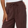 Pantaloni in velluto a vita alta Vmvilja